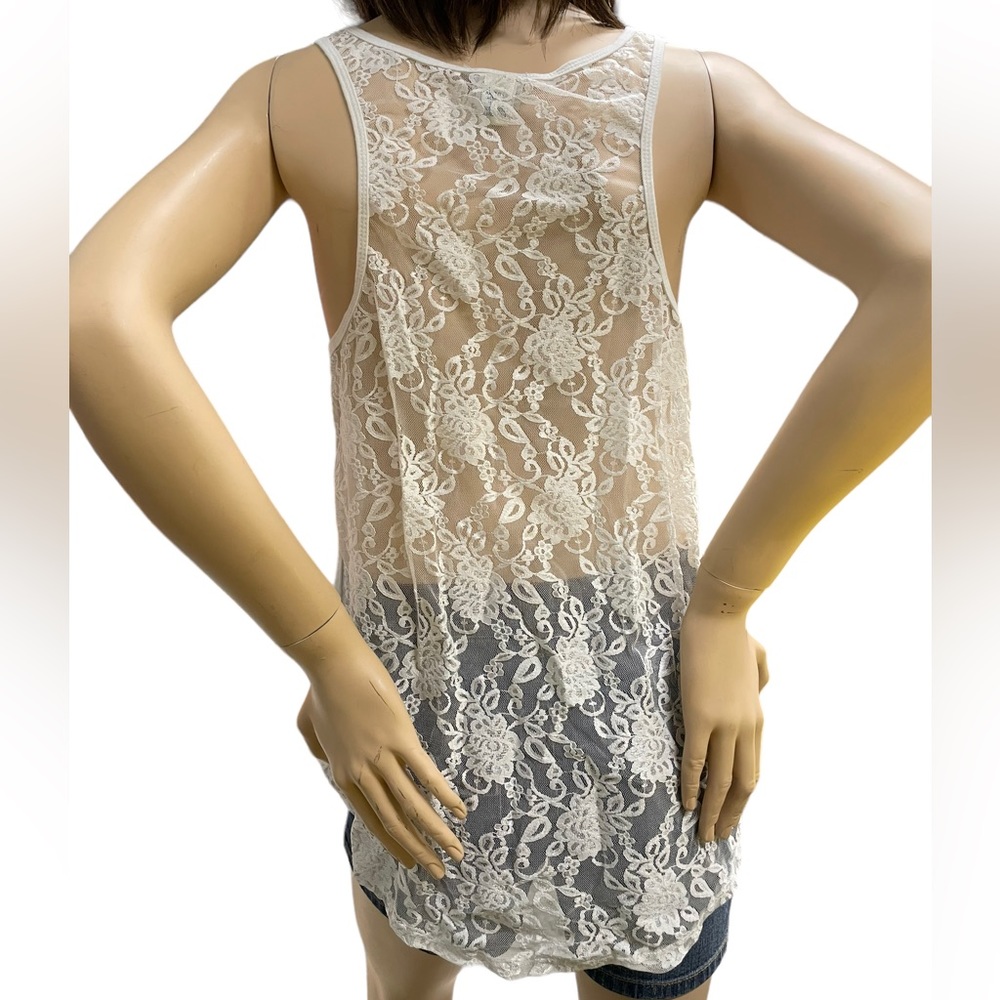 Universal Studios Men In Black Harty Pard Dog Graphic Lace Back Tank size Large - Picture 4 of 12